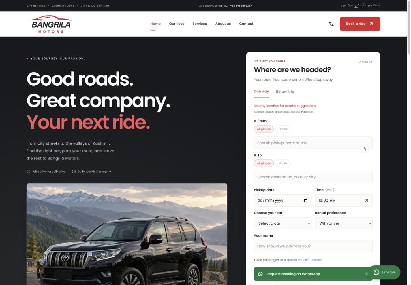 Bangrila Motors overview